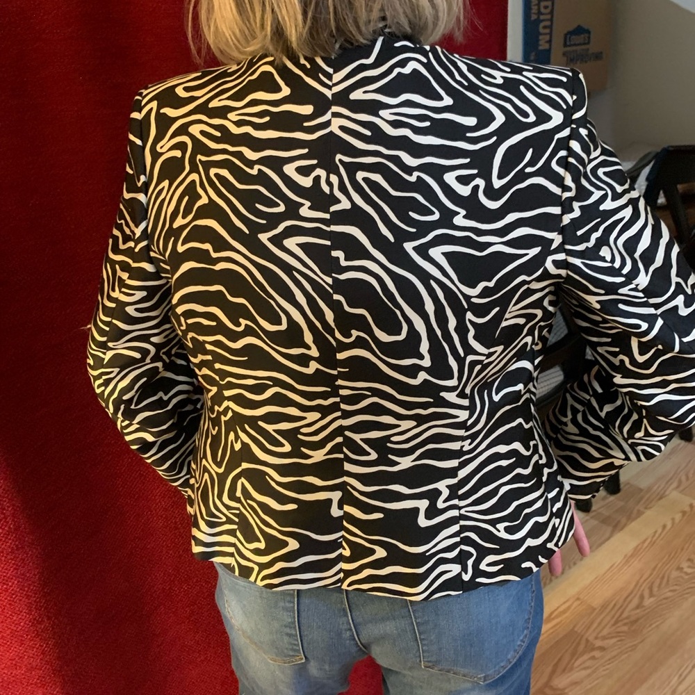 Talbots zebra jacket - Picture 3 of 5